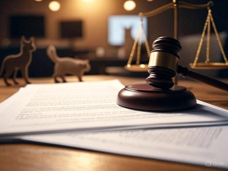 "Legal documentation representing domestic pet definition laws and regulations"