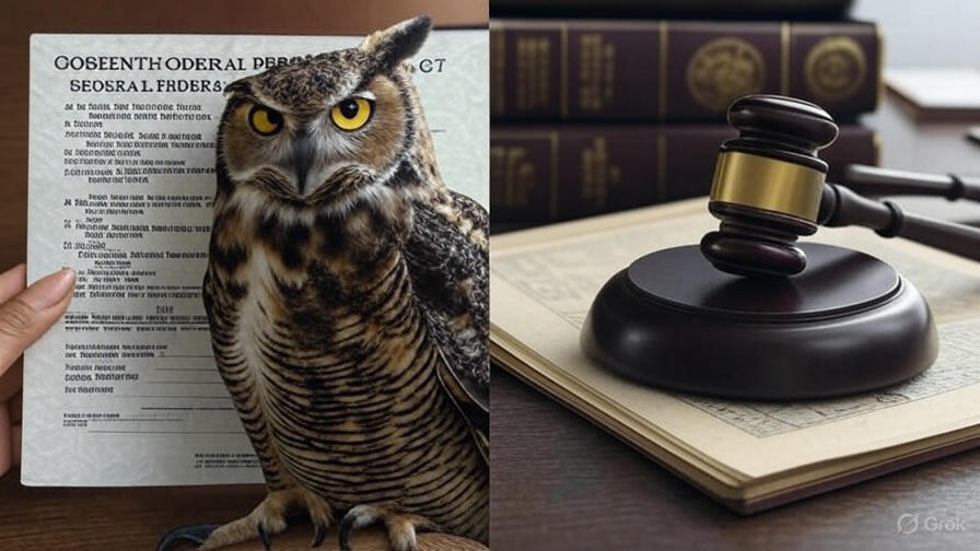 USFWS permit requirements for owl ownership under Migratory Bird Treaty Act"